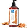 bleu & marine Bretania Olio da Massaggio Puro Mandorle Dolci Spremuto a Freddo 1000 ml Olio per Corpo Viso Idratante Capelli Bambini neonati Smagliature Gravidanza Rassodante Seno Naturale Olio massaggio neonato