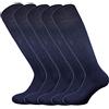 x (5paia) Calze 50% lana rasata lunghe uomo CIOCCA (44-45)