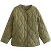 YAOJIWANG Cappotto Da Donna Giacca Leggero Girocollo Trapuntato a Rombi Invernale Da Donna Felpa Cappuccio Con Abbottonato Giubbotto Giacca Invernale Giacca Leggera per Attività All'aperto Offerte Lampo