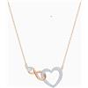 SWAROVSKI COLLANA HYPERBOLA INFINITY HEART BIANCO/MIX 5518865