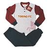 TORINO FC TORINO F.C. Pigiama Bambino Bimbo Prodotto Ufficiale (3 Anni, Grigio Melange)