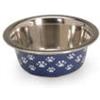 Camon Ciotola colorata in acciaio antiscivolo Paws - Capienza 910ml.