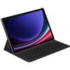 Samsung Book Cover Keyboard Slim Custodia per tablet con tastiera per Galaxy Tab S9 | S9 FE | S10 FE, Nero