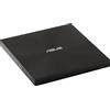 ASUS ZenDrive U7M Nero (SDRW-08U7M-U) - Lettore masterizzatore CD/DVD x8 ultra compatto, compatibile con Windows e Mac OS, 2 M-DISC in omaggio