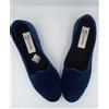 Friulane LE FRIULANE "SCARPETS" IN VELLUTO DI SETA COLOR BLU NAVY SOLETTA IN CALDO FELTRO MIS. DAL 36 AL 41