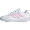 adidas Courtblock Shoes, Scarpe da Ginnastica Donna, Cloud White/Clear Pink/Almost Pink, 39 1/3 EU