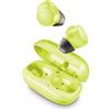 cellularline Petit True Wireless Earbuds - Auricolari wireless Bluetooth con caricabatterie portatile, TWS, microfono integrato, Touch Control, verde lime