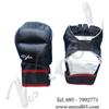 GYM POWER GUANTI FIT-BOXE NERI IN PELLE SINTETICA IMBOTTITI Taglia M