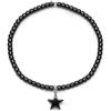 Vestopazzo Bracciale Elastico Stella Pendente Ematite