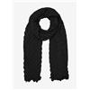 Vero Moda Vmbia Woven Structure Scarf Ga Sciarpone Nero Spigato