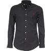 POLO RALPH LAUREN CAMICIA IN COTONE POLO RALPH LAUREN 006 NERO Uomo