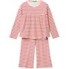 United Colors of Benetton Pig(Maglia+Pant) 36G90P06T Set di Pigiama, Multicolor, 150 Bambina