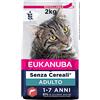EUKANUBA Grain Free cibo secco per gatti adulti, ricco di salmone 2kg