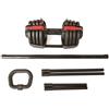 Toorx Fitness Toorx Set 3 in 1 composto da manubrio, bilanciere, 2 kettlebell a carico regolabile con selezionatore cod.MBKCR-18