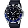 Casio Collection Orologio Casio Duro MDV-107-1A2VEF quadrante nero e ghiera nero-blu