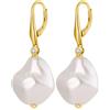 jiamiaoi Orecchini Perla Pendenti Argento 925. Orecchini da Donna Perle oro bianco 8-10mm