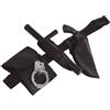 FIESTAS GUIRCA | Cintura Poliziotto con Manette Pistola Manganello (Taglia Unica) - Accessorio Costume SWAT Sicurezza Guardia Carnevale Halloween Festa Uomo Donna Bambino Bambina - Nero
