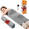 OCSOSO Termoforo Elettrico XXL 100x50cm - Cuscino Riscaldante con 10 Livelli di Temperatura e Timer, Morbida Flanella per Schiena Spalle Collo, Spegnimento Automatico e Lavabile