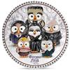Egan Piatto Pizza in porcellana The Addams Family