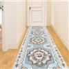 BWBIKE Corridoio Tappeto Runner Tappeto Vintage Shaggy Morbido Lavanderia Tappeto Runner Antiscivolo Tappetino Da Ingresso Lavabile Fattoria Cucina Tappeto per Camera Da Letto Ingresso,60 X 240 CM