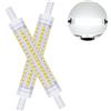I-SHUNFA R7S LED 118mm lampadine,10W lampadine Led sostituisce 100W lampadina alogena,AC230V,bianco freddo 6000K,1100LM,non dimmerabile angolo del fascio di 360 °,per corridoio/lampada da terra,2 pack