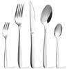 SWISON Set di posate 30 pezzi servizo per 6 persone, Posate da tavola in acciaio inox, con coltello e forchetta cucchiaio
