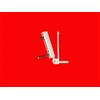 FTF - Fenstertechnik Siegenia - Cuscinetto angolare di riparazione in titanio (laccato bianco)