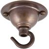 ElekTek - Lampadario da soffitto, 65 mm, in ottone anticato