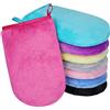 10 Guanti Da Bagno In Microfibra - 15x21cm, Morbidi E Assorbenti, Con Occhiello - Foto 7