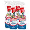 FEI FAN Detergente Multiuso Spray, Il Profumatore Igienizzante Superconcentrato, GIARDINO DI ROSE. Deterge a Fondo, Rimuove Germi e Batteri, 48h Di Pulito Profumato 750ml (4 Spray)