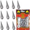 PRO Filstar Piombi da Pesca a Pera 10 x 15g - Piombo a Girelle da Pesca - Carpfishing - Pesca Accessori - Attrezzatura da Pesca alla Carpa - Kit Pesi Piombini - Kit Pesca a Fondo - Drop Shot Set