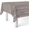Martina Home Tovaglia in tela cerata Wood, 140 x 140 cm, colore: marrone