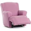 ECOMMERC3 | Fodera per poltrona, piedi insieme, relax, bielastico, in un unico pezzo, - copridivano con piedi insieme relax, colore rosa, regolazione schiume di tenuta