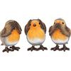 Nemesis Now Three Wise Robins - Statuetta da 8 cm, colore: Marrone
