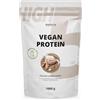 Nutri + Proteine vegane - Biscotto alla nocciola - Proteina vegan in polvere senza sucralosio e soia - Proteina a base di riso, piselli, canapa, grano saraceno e semi di zucca - 1kg