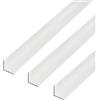 Alberts 498207 - Profilo angolare, in alluminio, colore argento anodizzato, 1000 x 30 x 30 mm, set da 3 pezzi