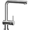 Schock 540128CHR Cucina EPOS W - Rubinetto per Finestra a Bassa Pressione con beccuccio Estraibile e attacchi Standard, Cromo
