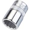Hazet 880Az-1/2 Inserto per Chiave a Bussola a Doppio Esagono, Argento, Attacco Quadro, Cavo, 10 mm 3/8 di Pollice