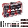 Einhell Set di punte e bussole a percussione originale Einhell M-CASE da 39 pezzi (punte da 25 mm, punte da 50 mm, bussole esagonali, bussole lunghe, adattatore per bussole, portapunte da 60 mm)