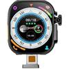 XINDADA DW99 S9 Ultra Android Smart Watch 4G LET 800W Camera GPS WIFI G00gle Play Heart Rate Smartwatch For Men Student (Black,3GB 32GB)