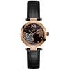 Gc Orologio di cuoio nero elegante delle donne Y31007L2
