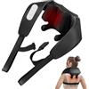 BIBIRE Massaggiatore per il collo e le spalle, massaggiatori cordless con 6 nodi di massaggio, massaggiatore shiatsu per il collo e le spalle con calore per le trappole, la schiena e le gambe