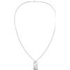 Calvin Klein Collana con Pendente da Uomo Collezione CK METALLIC WAVES in Acciaio Inossidabile - 35100033