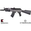 CYBERGUN Fucile softair a molla Kalashnikov AK BETA Nero Cybergun con loghi ufficiali