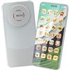 Aolso Telefono Cellulare Giocattolo per Bambini, Telefono Bambino Giocattolo, Smartphone Educativo, Macchina di apprendimento Inglese Portatile Schermo (Grigio argento)