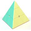 Vdealen Cubo Magico Pyraminx Cubo Puzzle Piramidale Tornitura Veloce E Regolare Giocattolo da Viaggio Twist per Bambini(Macaron)