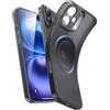 ESR Cover per iPhone 16 Plus, Compatibile con MagSafe, Protezione della fotocamera, Resistente all'ingiallimento e ai graffi, Custodia antiurto magnetica e sottile, Serie Zero, Nero Opaco