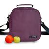 Iris Barcelona Borsa termica per alimenti 3,8 l - Lunch Bag con 2 contenitori in vetro da 0,57 l e 0,84 l, borsa isotermica a doppia cerniera, portapranzo da lavoro impermeabile per ufficio, università, picnic