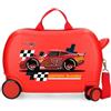 Disney Lightning Mcqueen Bagagli- Bagagli per bambini Bambini e ragazzi Rosso