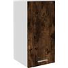 Tidyard Armadio Sospeso,Armadio da Cucina,Mobile da Cucina Salvaspazio,Mobili Cucina Componibili,Mobile Base/Pensile per Cucina,Armadietti da Cucina Rovere Fumo 29,5x31x60 cm in Legno Multistrato